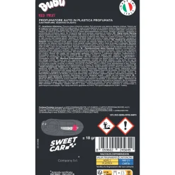 SWEET CAR PROFUMATORE AUTO IN PLASTICA PROFUMATA RED FRUIT