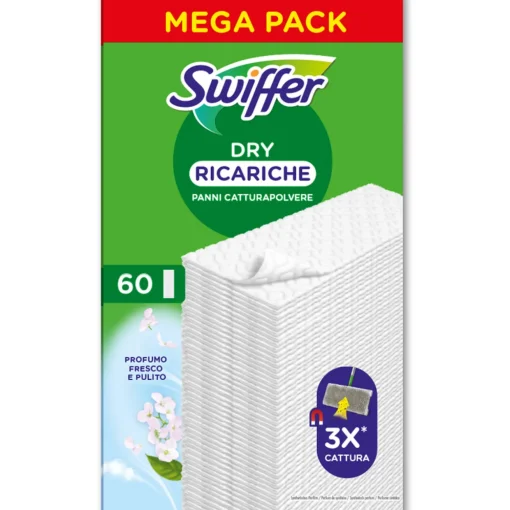 SWIFFER DRY CATTURAPOLVERE 60 PANNI