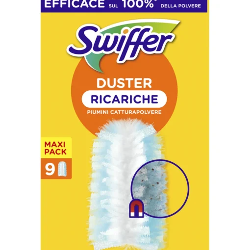 SWIFFER DUSTER PIUMINI CATTURAPOLVERE 9 PIUMINI