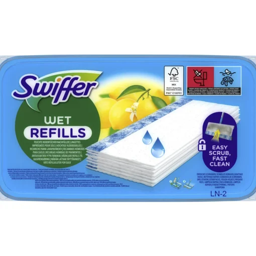 SWIFFER WET PANNO LAVAPAVIMENTI 10 RICARICHE