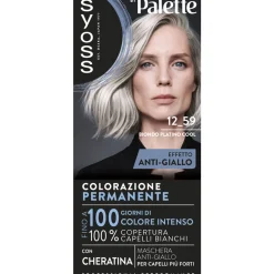 SYOSS by PALETTE COLORAZIONE PERMANENTE CON CHERATINA 12-59 BIONDO PLATINO COOL EFFETTO ANTI GIALLO
