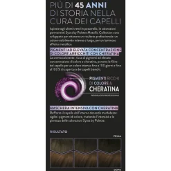 SYOSS by PALETTE COLORAZIONE PERMANENTE CON CHERATINA METALLIC COLLECTION 4-65 CASTANO CIOCCOLATO RAMATO