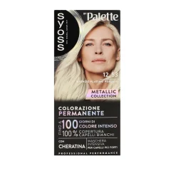 SYOSS by PALETTE COLORAZIONE PERMANENTE CON CHERATINA METALLIC COLLECTION 12-53 BIONDO PLATINO PERLATO