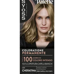SYOSS by PALETTE COLORAZIONE PERMANENTE CON CHERATINA 7-6 BIONDO BEIGE