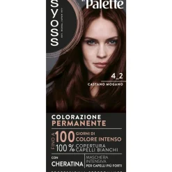 SYOSS by PALETTE COLORAZIONE PERMANENTE CON CHERATINA 4-2 CASTANO MOGANO
