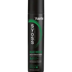 SYOSS by PALETTE LACCA MAX HOLD TENUTA FORTE CON COMPLESSO VITAMINICO DI LUNGA DURATA 3in1 STYLING, PROTEZIONE, TENUTA 300 ML