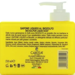 TABIANO SAPONE LIQUIDO MANI AL BIOZOLFO DISPENSER 250 ML - SPECIALITA' DI SALSOMAGGIORE TERME