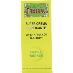 TABIANO SUPER CREMA PURIFICANTE CON SULFOZIN PER BRUFOLI E PUNTI NERI TUBO 50 ML - SPECIALITA' DI SALSOMAGGIORE TERME