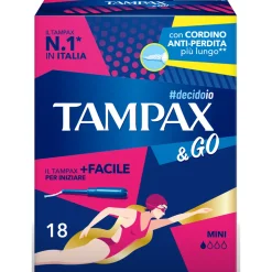 TAMPAX & GO MINI 18 PZ  ASSORBENTI INTERNI