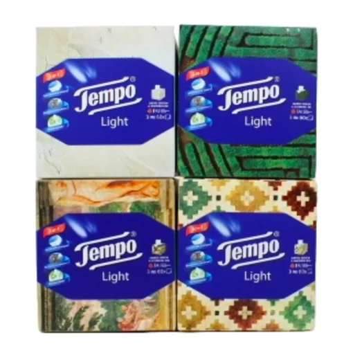 TEMPO FAZZOLETTI BOX LIGHT 3 VELI CUBO 60 VELINE