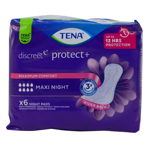 TENA DISCREET MAXI NIGHT 6 PEZZI ASSORBENTI PLUS DISPOSITIVO MEDICO CE CL1