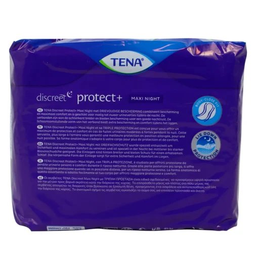 TENA DISCREET MAXI NIGHT 6 PEZZI ASSORBENTI PLUS DISPOSITIVO MEDICO CE CL1