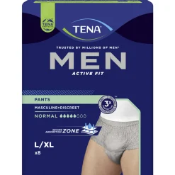 TENA MEN ACTIVE FIT PANTS NORMAL L/XL 8 PZ SLIP ASSORBENTI MASCHILI