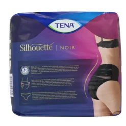 TENA SILHOUETTE NOIR VITA BASSA MUTANDINE ASSORBENTI FEMMINILI 10 PZ TAGLIA M
