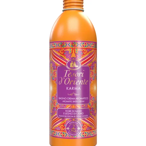 TESORI D'ORIENTE BAGNOCREMA AROMATICO KARMA FIORE DI NASHI E LEGNO DI CEDRO 500 ML