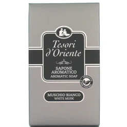 TESORI D'ORIENTE SAPONETTA MUSCHIO BIANCO 125 GRAMMI