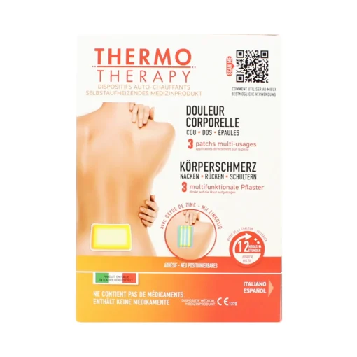 THERMO THERAPY 3 CEROTTI ADESIVI DOLORE CORPO  - COLLO - SCHIENA - SPALLE