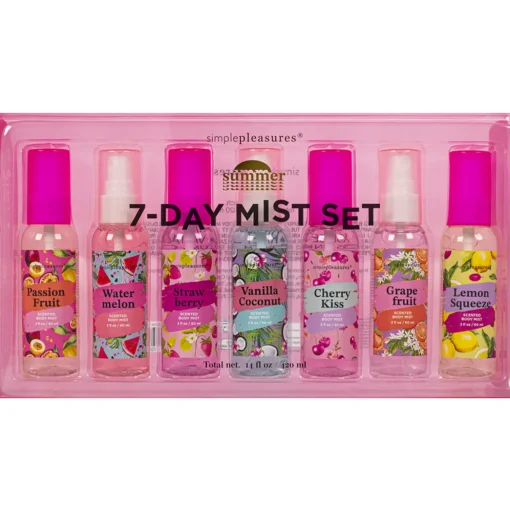 TRI COASTAL ACQUA CORPO PROFUMATA 60 ML SET 7 PEZZI ASSORTITI NELLE FRAGRANZE