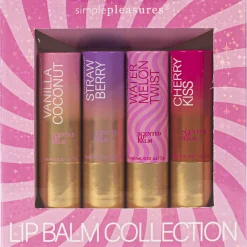 TRI COASTAL SET 4 LIP BALM COLLECTION FRAGRANZE MISTE