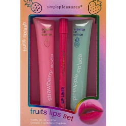 TRI COASTAL SET 3 PEZZI- 2 LIP BUTTER - 1 LIP LINER