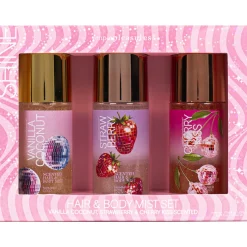 TRI COASTAL SET CAPELLI & CORPO 3 PEZZI FRAGOLA - VANILLA COCONUT - CILIEGIA