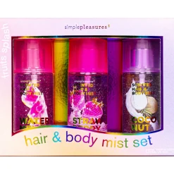 TRI COASTAL SET CAPELLI & CORPO 3 PEZZI FRAGOLA - COCOMERO - COCCO