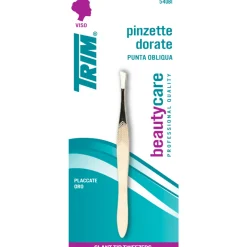 TRIM PINZETTA OBLIQUA DORATA 5-40 BI