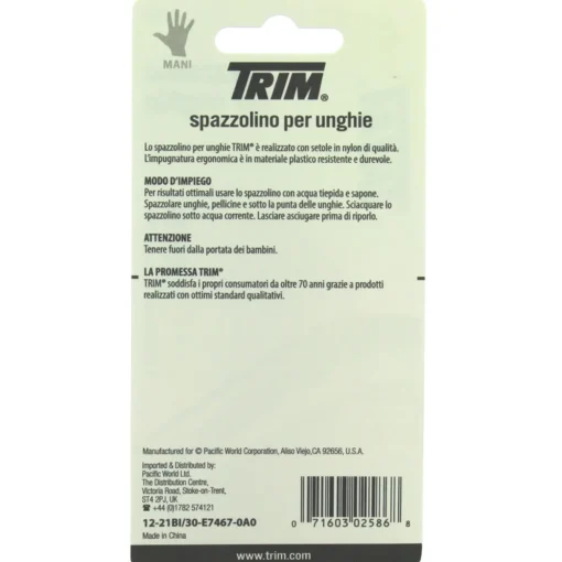 TRIM SPAZZOLINO PER UNGHIE 12-21 BI