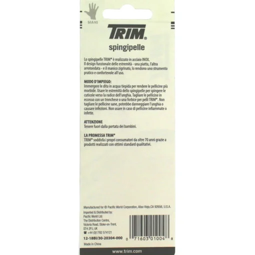 TRIM SPINGIPELLE INOX 12-18 BI