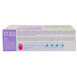 TULIP GUANTI NITRILE SENZA POLVERE MONOUSO 100 PZ TAGLIA 7-7,5