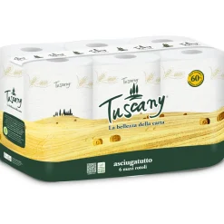 TUSCANY ASCIUGATUTTO 6 ROTOLI MAXI 2 VELI