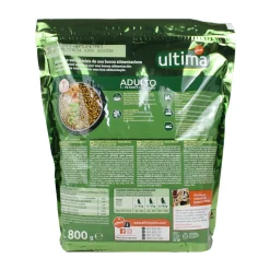 ULTIMA CAT ADULT CROCCHETTE SALMONE - ORZO - PISELLI BUSTA 800 grammi