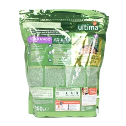 ULTIMA CAT ADULT STERILIZZATO CROCCHETTE POLLO - ORZO - PISELLI BUSTA 800 grammi
