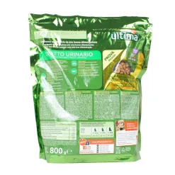 ULTIMA CAT TRATTO URINARIO CROCCHETTE POLLO - RISO - PISELLI BUSTA 800 grammi