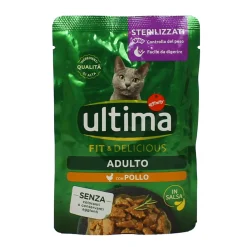 ULTIMA CAT WET STERILIZZATO POLLO IN SALSA BUSTA BUSTA 85 grammi