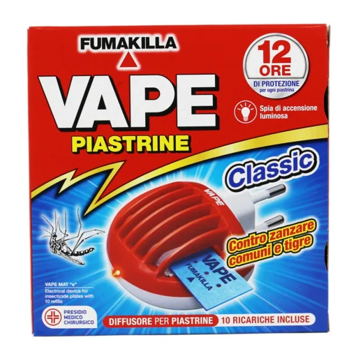 VAPE INSETTICIDA ELETTRODIFFUSORE + 10 PIASTRINE