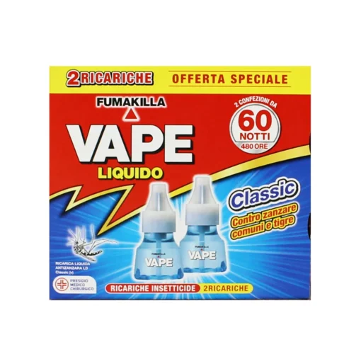 VAPE LIQUIDO RICARICA 60 NOTTI CLASSIC 2 PEZZI