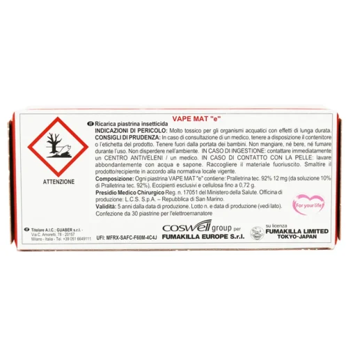 VAPE RICARICA PIASTRINE INODORE 30 PZ