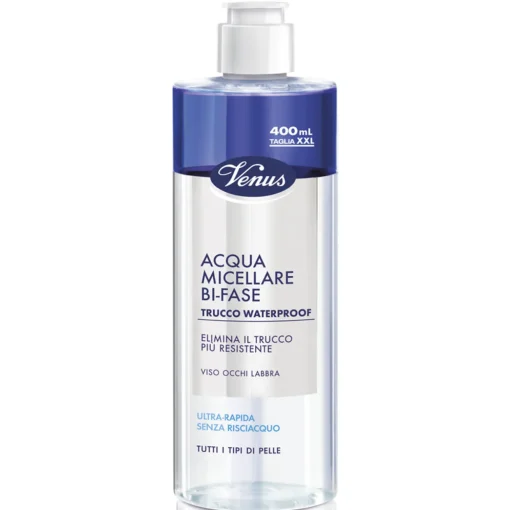 VENUS ACQUA MICELLARE BI-FASE TRUCCO WATERPROOF 400 ML