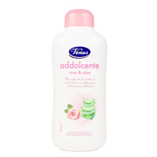 VENUS BAGNO DOCCIA CREMA ADDOLCENTE ROSA & ALOE 650 ML