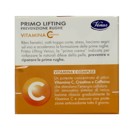 VENUS CREMA PREVENZIONE RUGHE PRIMO LIFTING ANTIOSSIDANTE FORTE VITAMINA C 50 ML