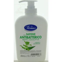 VENUS SAPONE LIQUIDO MANI MENTA ED EUCALIPTUS ANTIBATTERICO 250 ML