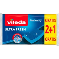 VILEDA ABRASIVO ULTRA FRESH ANTIGRAFFIO 2+1 PEZZI