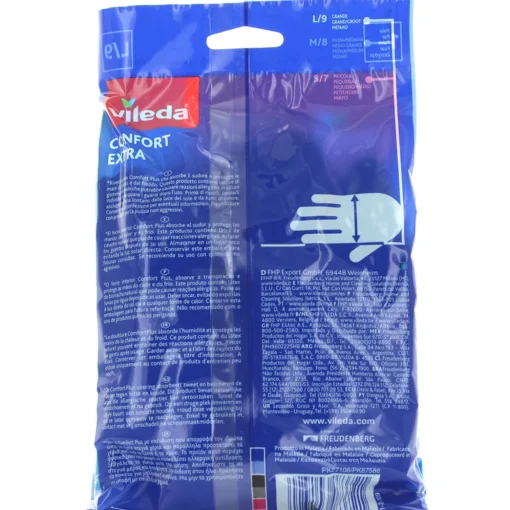 VILEDA GUANTI COMFORT EXTRA L/9 GRANDE