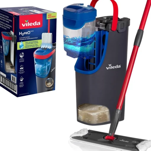 VILEDA H2PRO FLAT MOP SYSTEM COMPLETE