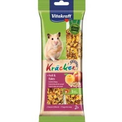 VITAKRAFT 2 KRACKER FRUTTA E FIOCCHI DI CEREALI PER CRICETI 112 grammi