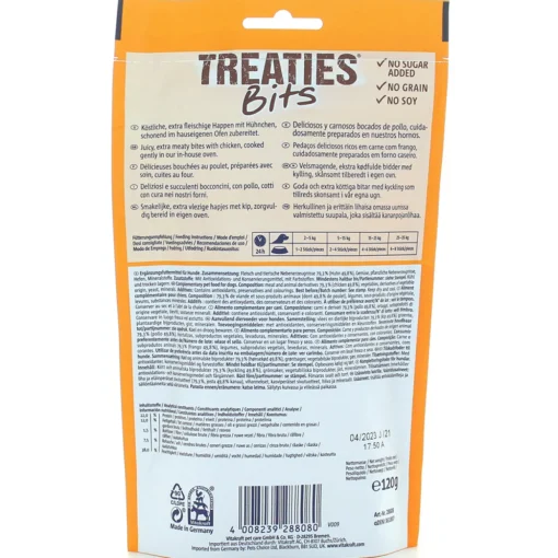 VITAKRAFT CANE TREATIES BITS CON POLLO BUSTA 120 grammi