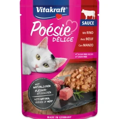 VITAKRAFT CAT POESIE DELICE BUSTA CON MANZO 85 GRAMMI