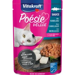 VITAKRAFT CAT POESIE DELICE BUSTA CON MERLUZZO 85 GRAMMI