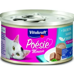 VITAKRAFT CAT POESIE MOUSSE SALMONE LATTINA 85 grammi